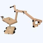 Wooden Digger toy with grab claw