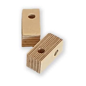 Set of connector wooden blocks